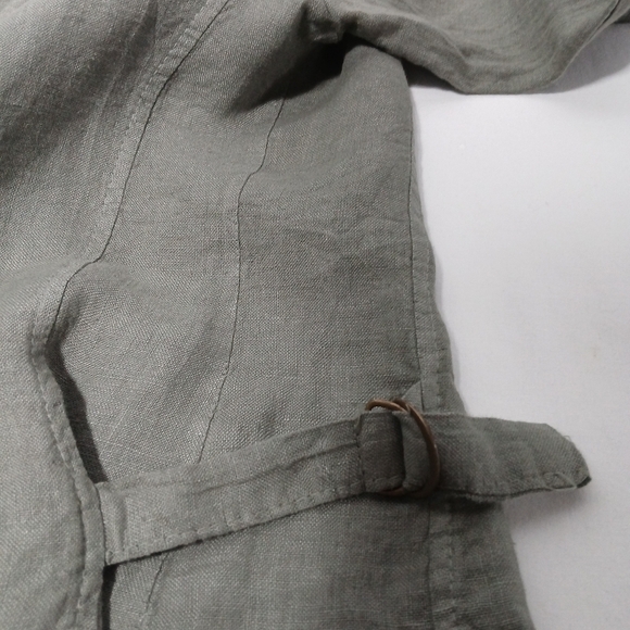 Tempo Paris 100%  Short Linen Jacket. Size M - Picture 8 of 11